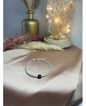 Bracelet Onyx en argent 925